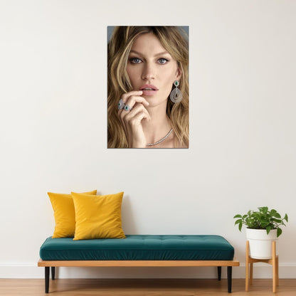 Giselle Bundchen Celebrity Hot Model Actress Poster Wall Art Print Home Wall Decor - xonomax