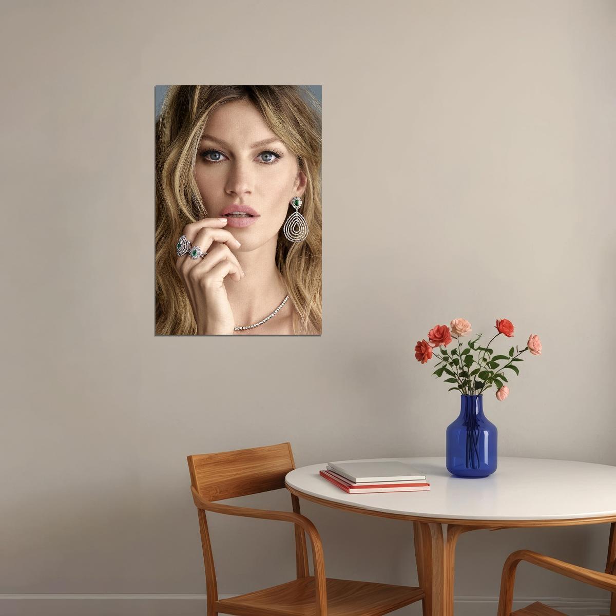 Giselle Bundchen Celebrity Hot Model Actress Poster Wall Art Print Home Wall Decor - xonomax