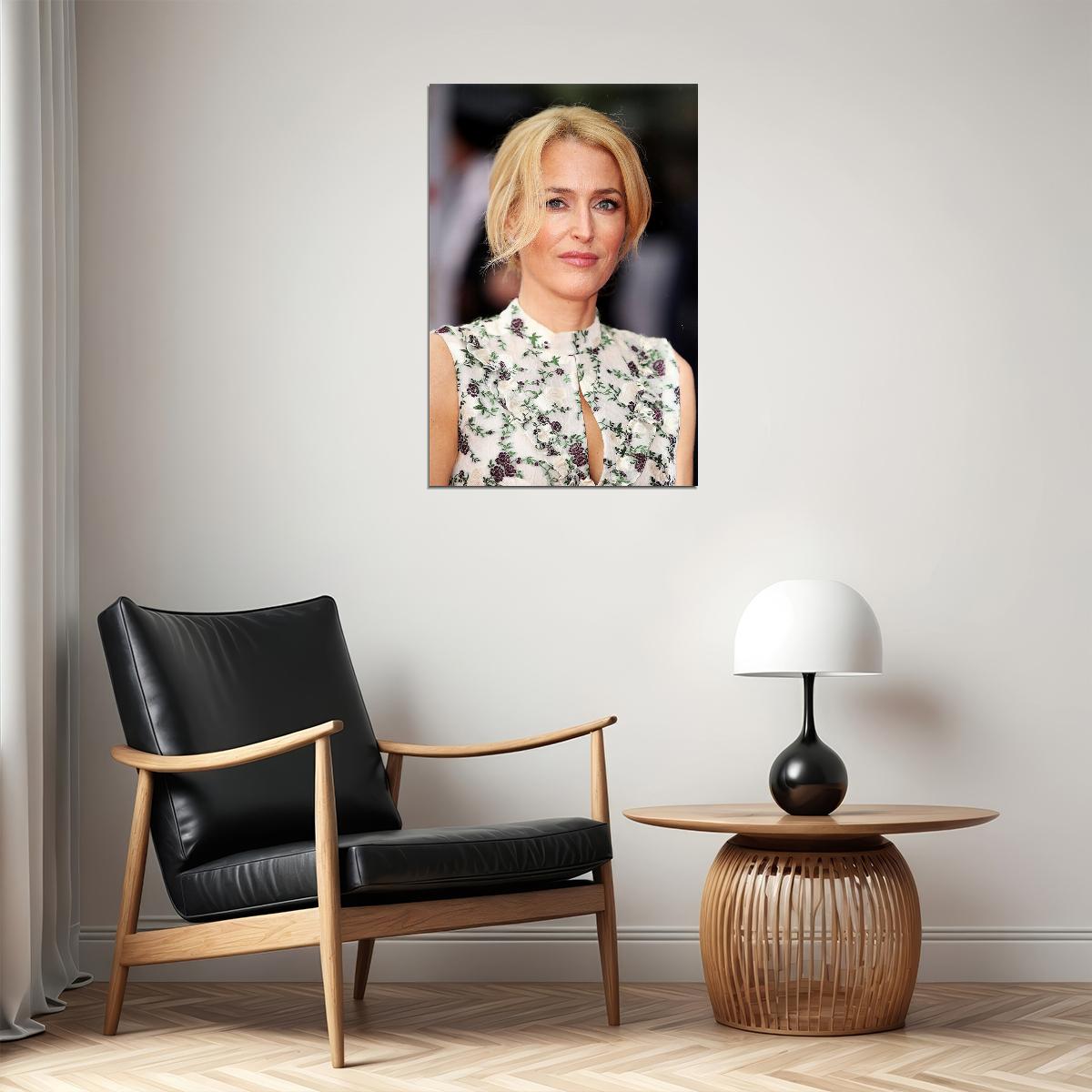 Gillian Anderson Celebrity Cinema Actress Idol Poster Wall Art Print Home Wall Decor - xonomax