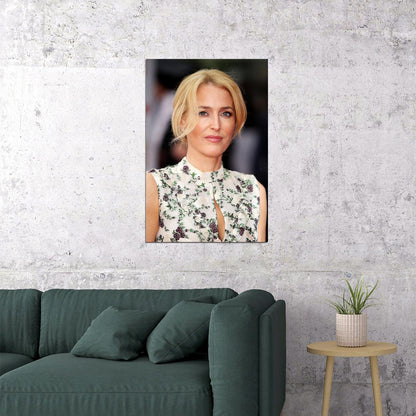 Gillian Anderson Celebrity Cinema Actress Idol Poster Wall Art Print Home Wall Decor - xonomax