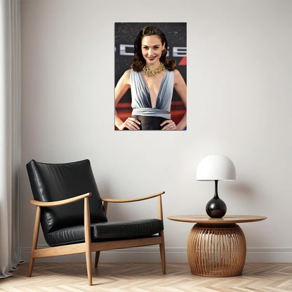 Gal Gadot Celebrity Movie Star Actor Artist Poster Wall Art Print Home Wall Decor - xonomax