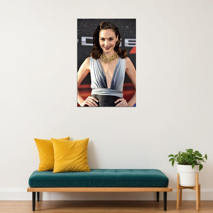 Gal Gadot Celebrity Movie Star Actor Artist Poster Wall Art Print Home Wall Decor - xonomax