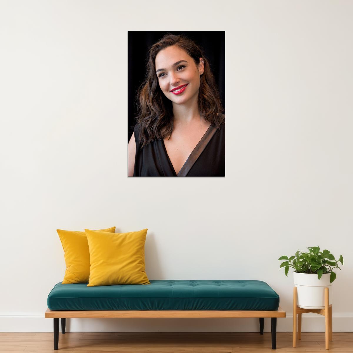 Gal Gadot Celebrity Movie Actress Idol Artist Poster Wall Art Print Home Wall Decor - xonomax
