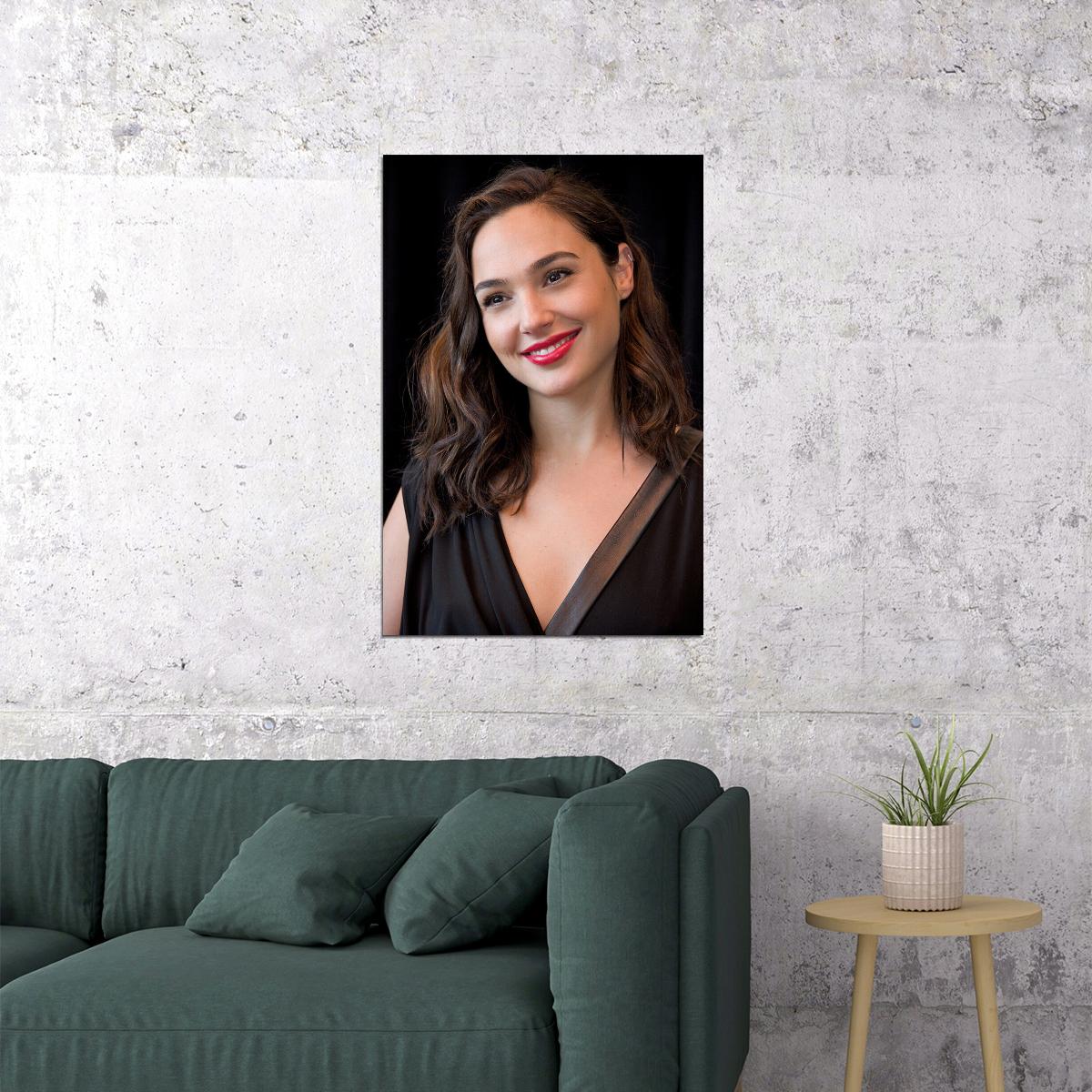 Gal Gadot Celebrity Movie Actress Idol Artist Poster Wall Art Print Home Wall Decor - xonomax