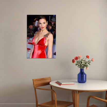 Gal Gadot Celebrity Movie Star Actor Artist Poster Wall Art Print Home Wall Decor - xonomax