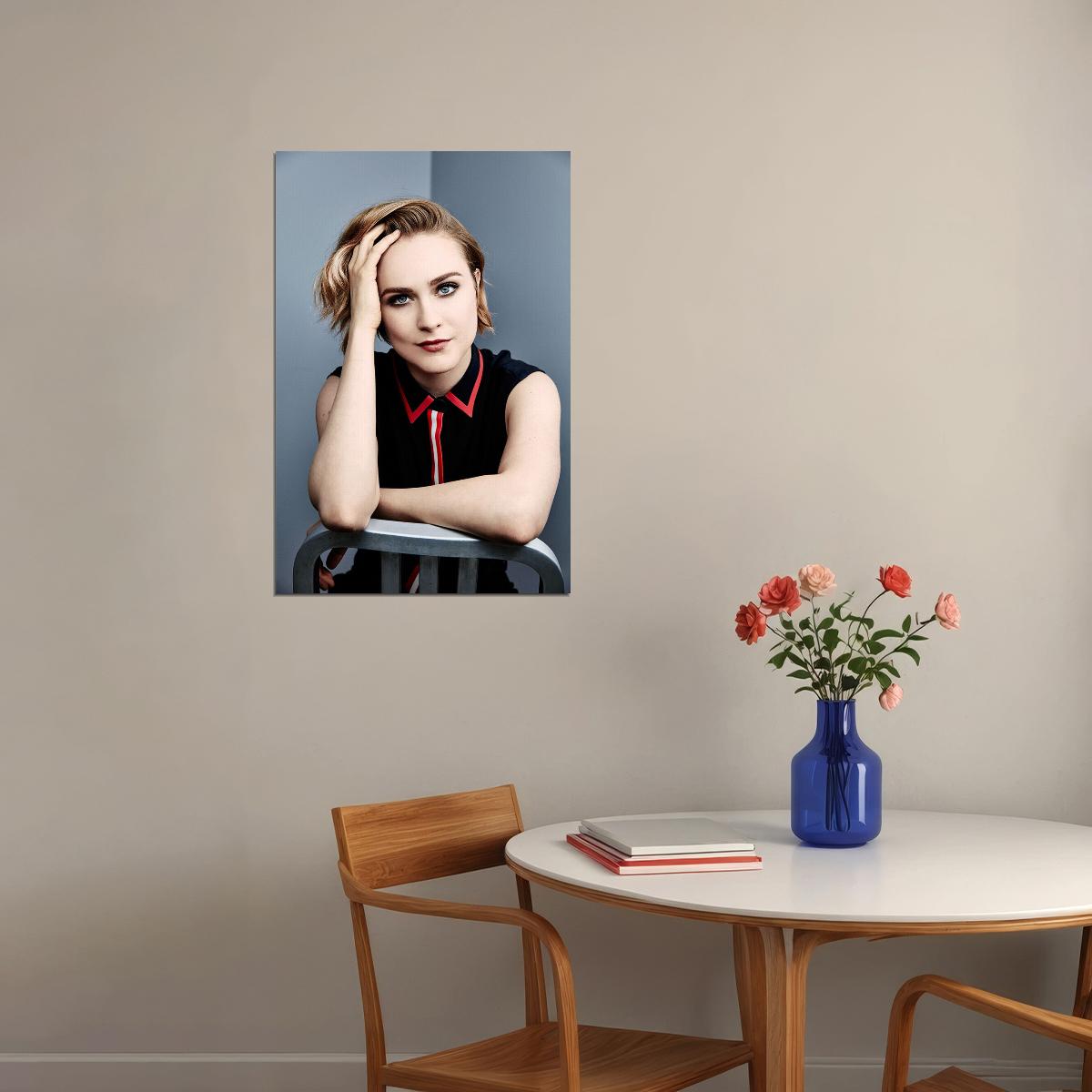 Evan Rachel Wood Celebrity Cinema Actress Idol Poster Wall Art Print Home Wall Decor - xonomax