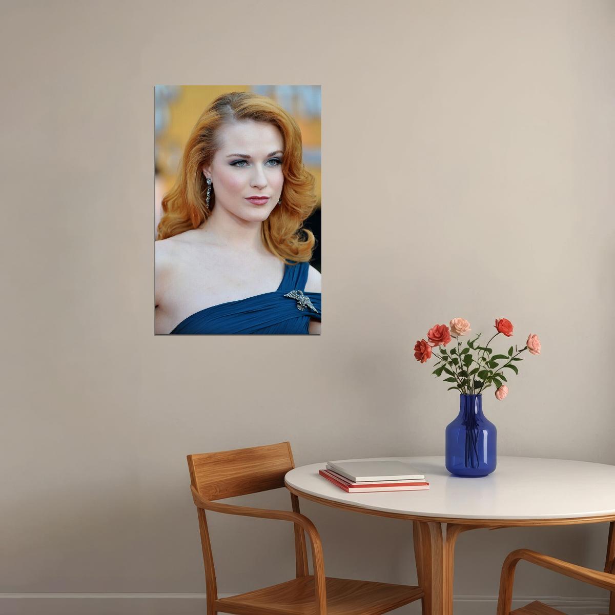 Evan Rachel Wood Celebrity Cinema Actress Star Poster Wall Art Print Home Wall Decor - xonomax