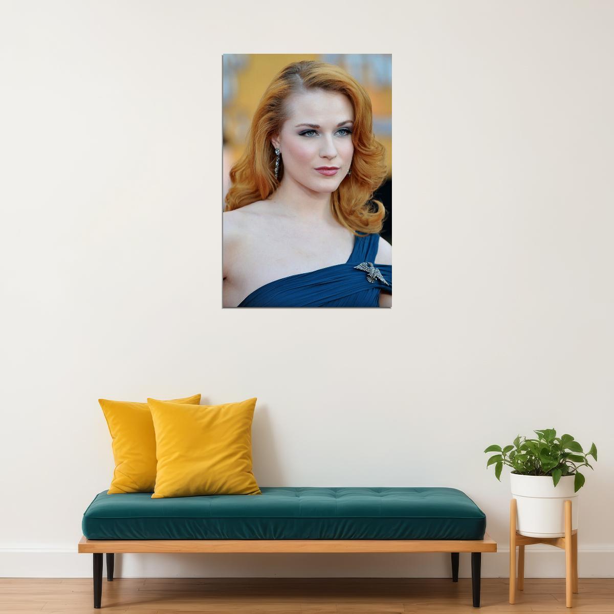 Evan Rachel Wood Celebrity Cinema Actress Star Poster Wall Art Print Home Wall Decor - xonomax