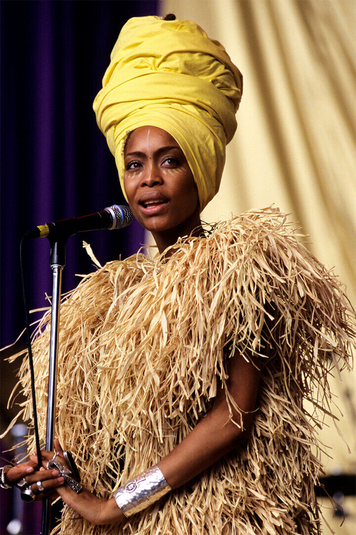 Erykah Badu Celebrity Cinema Actor Singer Star Poster Wall Art Print Home Wall Decor - xonomax