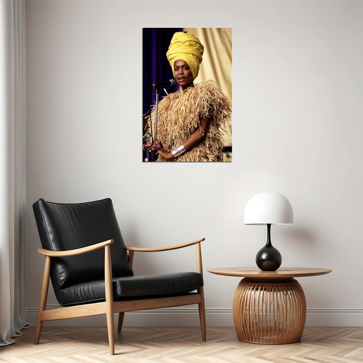 Erykah Badu Celebrity Cinema Actor Singer Star Poster Wall Art Print Home Wall Decor - xonomax