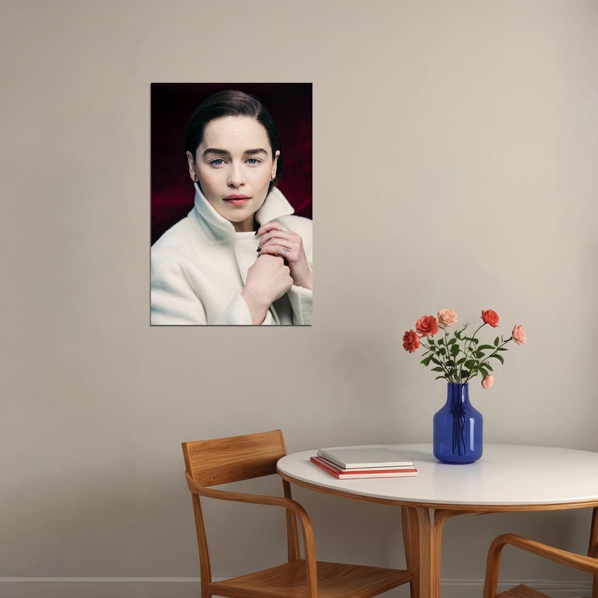 Emilia Clarke Celebrity Cinema Actor Idol Poster Wall Art Print Home Wall Decor - xonomax