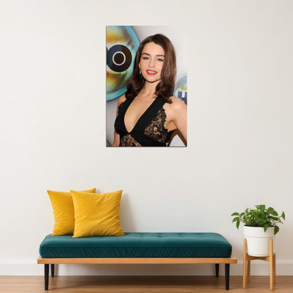 Emilia Clarke Celebrity Cinema Actress Idol Poster Wall Art Print Home Wall Decor - xonomax
