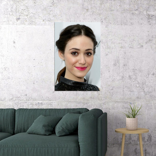 Emmy Rossum Celebrity Beautiful Actor Artist Star Poster Wall Art Print Home Wall Decor - xonomax
