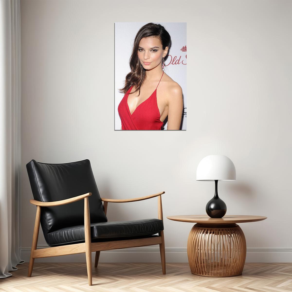 Emily Ratajkowski Movie Actor Hot Model Star Poster Wall Art Print Home Wall Decor - xonomax