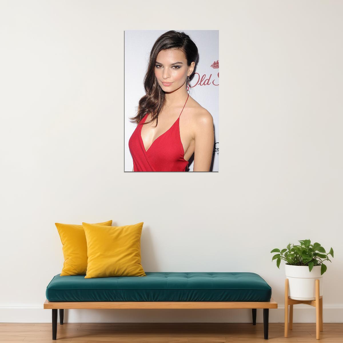 Emily Ratajkowski Movie Actor Hot Model Star Poster Wall Art Print Home Wall Decor - xonomax