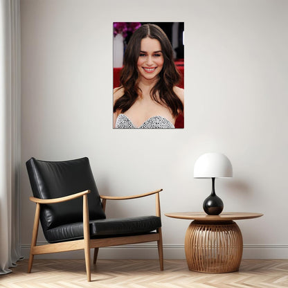 Emilia Clarke Celebrity Movie Actor Star Poster Wall Art Print Home Wall Decor - xonomax