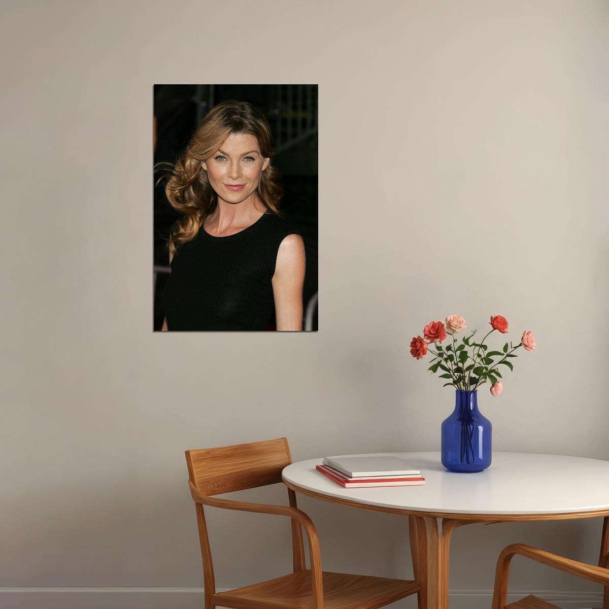 Ellen Pompeo Celebrity Movie Actor Idol Poster Wall Art Print Home Wall Decor - xonomax