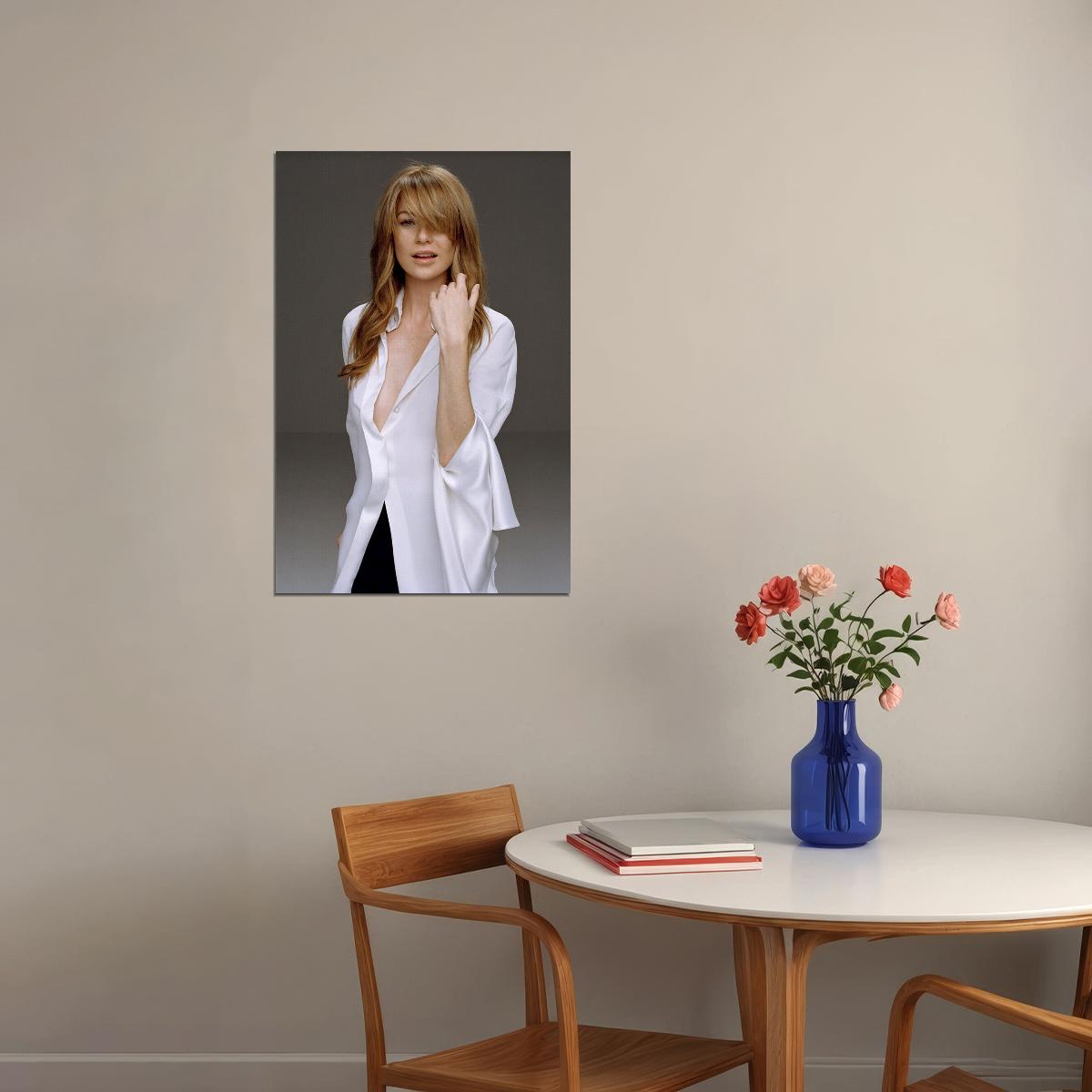Ellen Pompeo Celebrity Cinema Actor Idol Poster Wall Art Print Home Wall Decor - xonomax