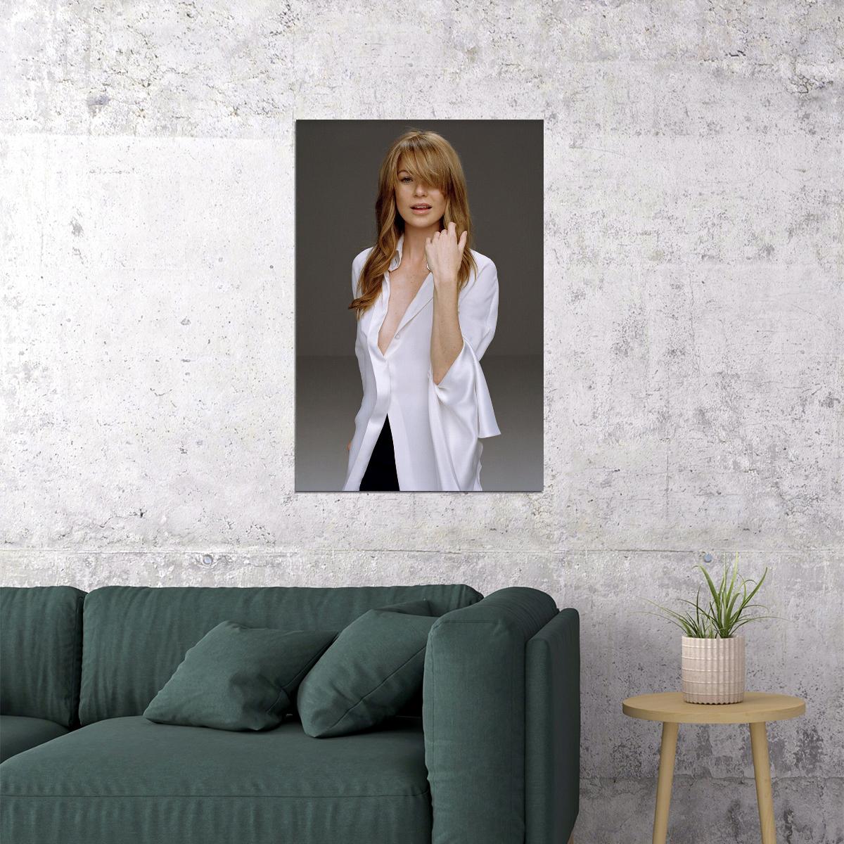 Ellen Pompeo Celebrity Cinema Actor Idol Poster Wall Art Print Home Wall Decor - xonomax