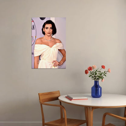 Dua Lipa Celebrity Actress Pop Music Singer Poster Wall Art Print Home Wall Decor - xonomax
