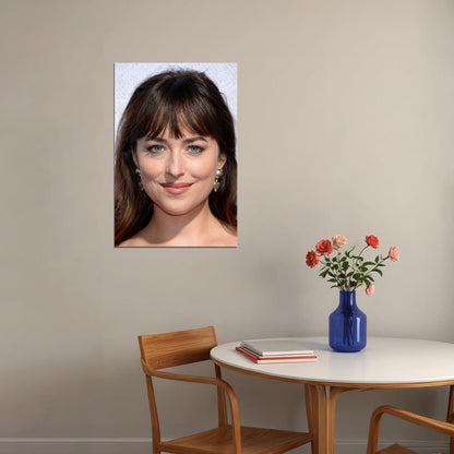 Dakota Johnson Celebrity Movie Actress Model Poster Wall Art Print Home Wall Decor - xonomax