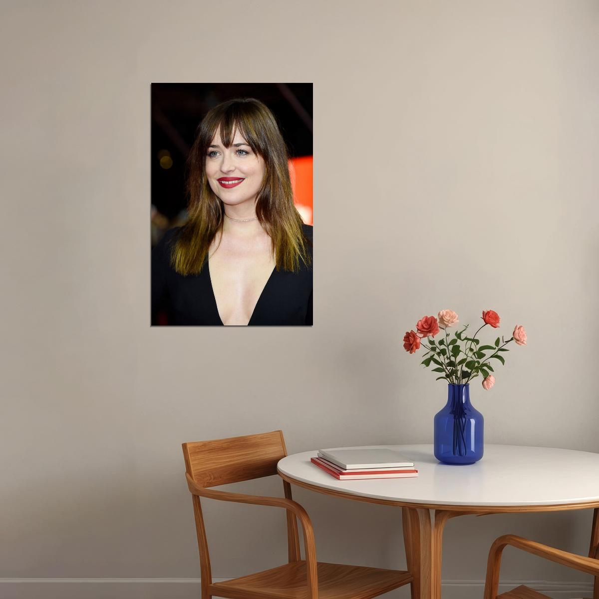 Dakota Johnson Celebrity Movie Actress Idol Poster Wall Art Print Home Wall Decor - xonomax