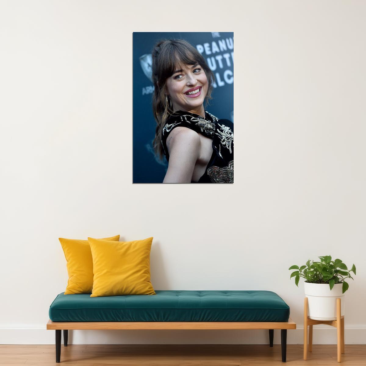 Dakota Johnson Celebrity Cinema Actor Idol Poster Wall Art Print Home Wall Decor - xonomax