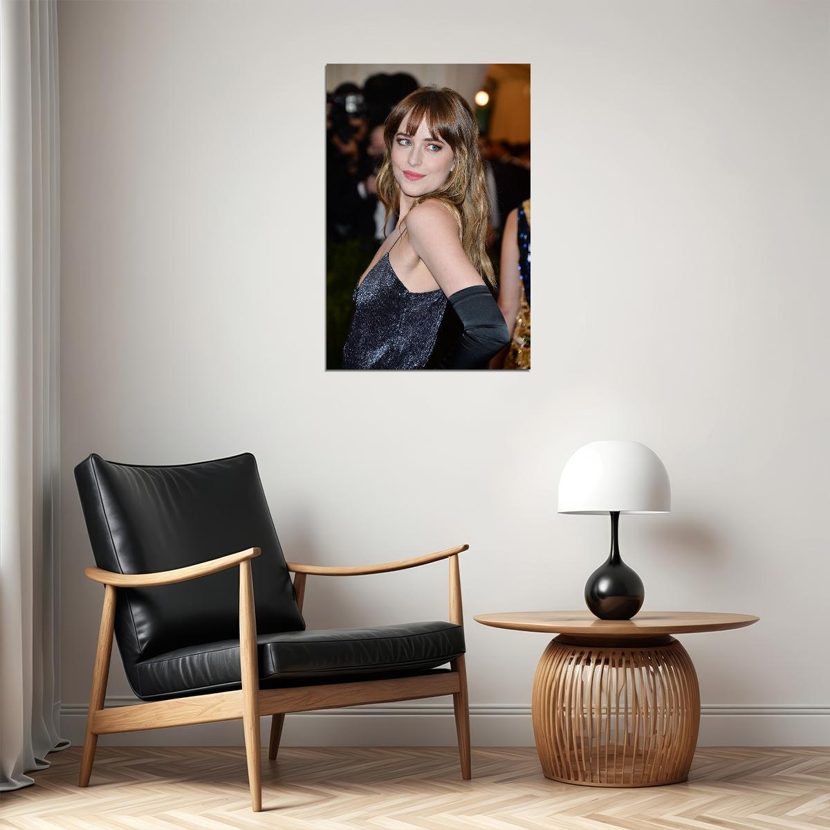 Dakota Johnson Celebrity Cinema Actress Idol Poster Wall Art Print Home Wall Decor - xonomax