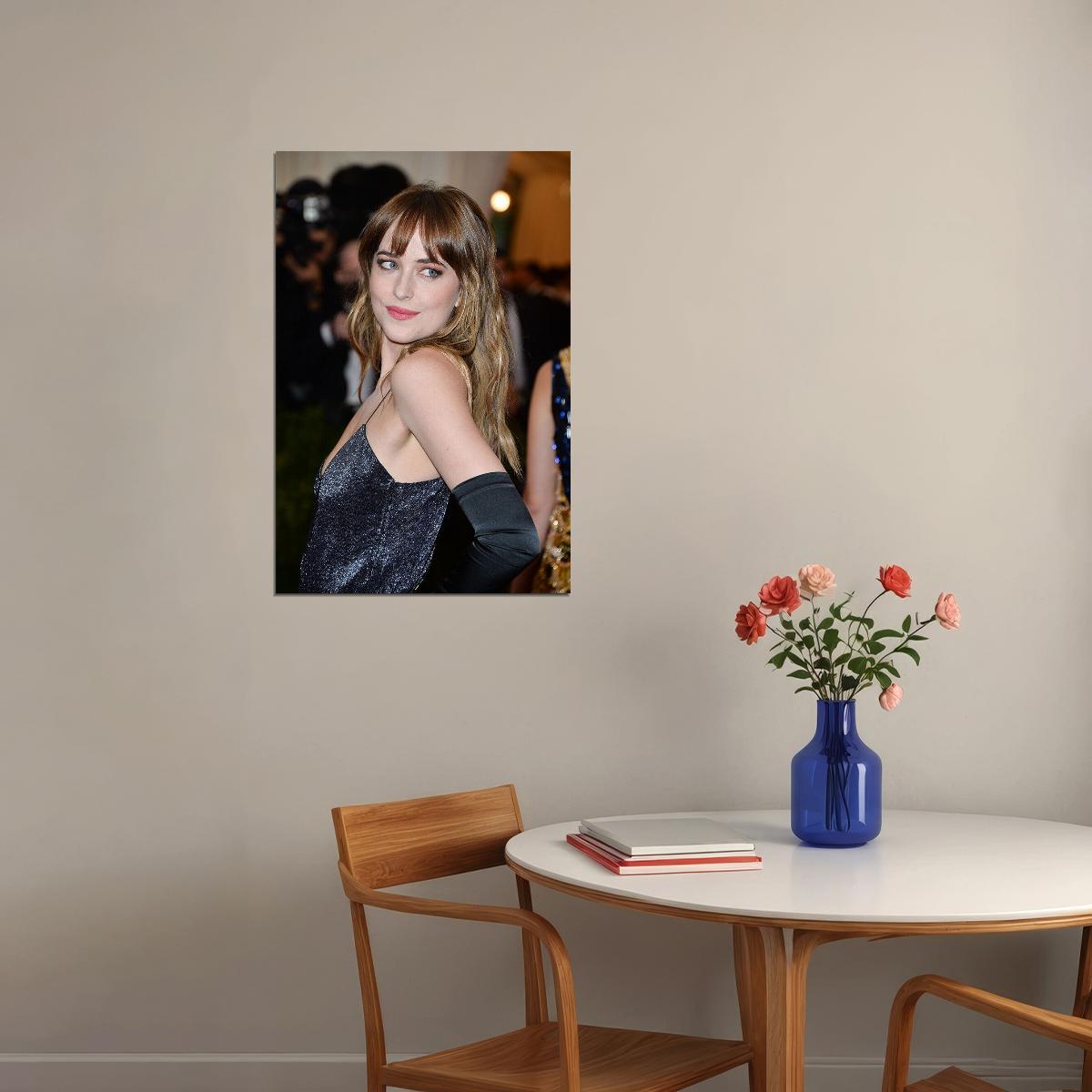 Dakota Johnson Celebrity Cinema Actress Idol Poster Wall Art Print Home Wall Decor - xonomax