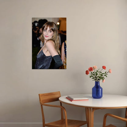 Dakota Johnson Celebrity Cinema Actress Idol Poster Wall Art Print Home Wall Decor - xonomax