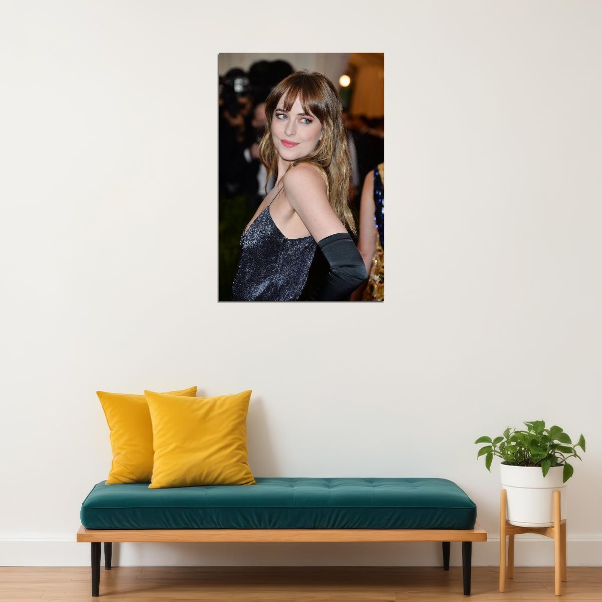 Dakota Johnson Celebrity Cinema Actress Idol Poster Wall Art Print Home Wall Decor - xonomax
