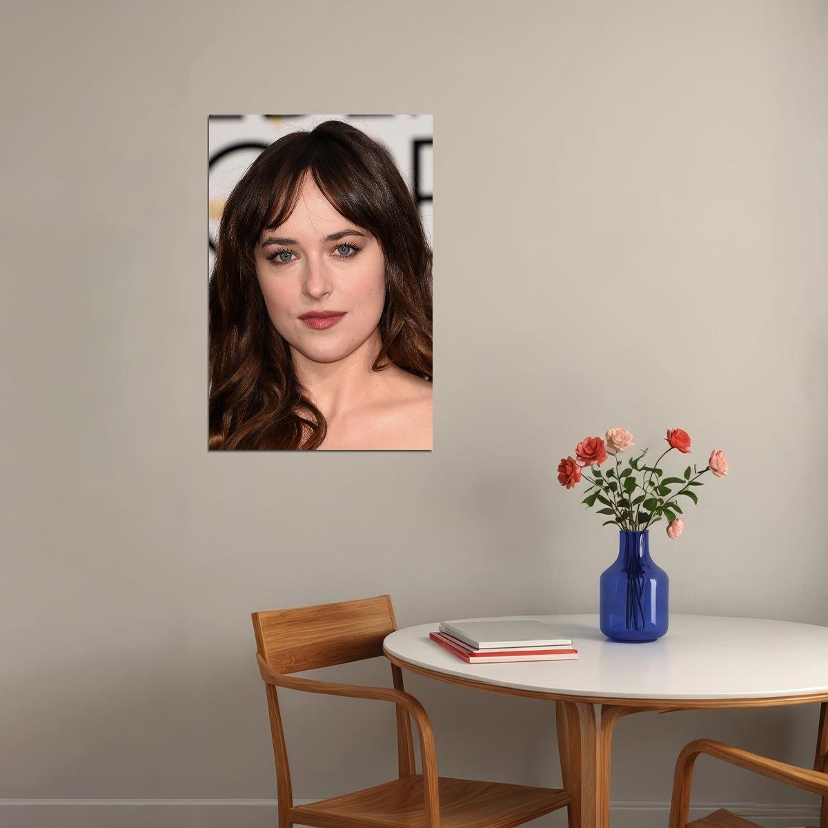 Dakota Johnson Celebrity Cinema Actress Star Poster Wall Art Print Home Wall Decor - xonomax