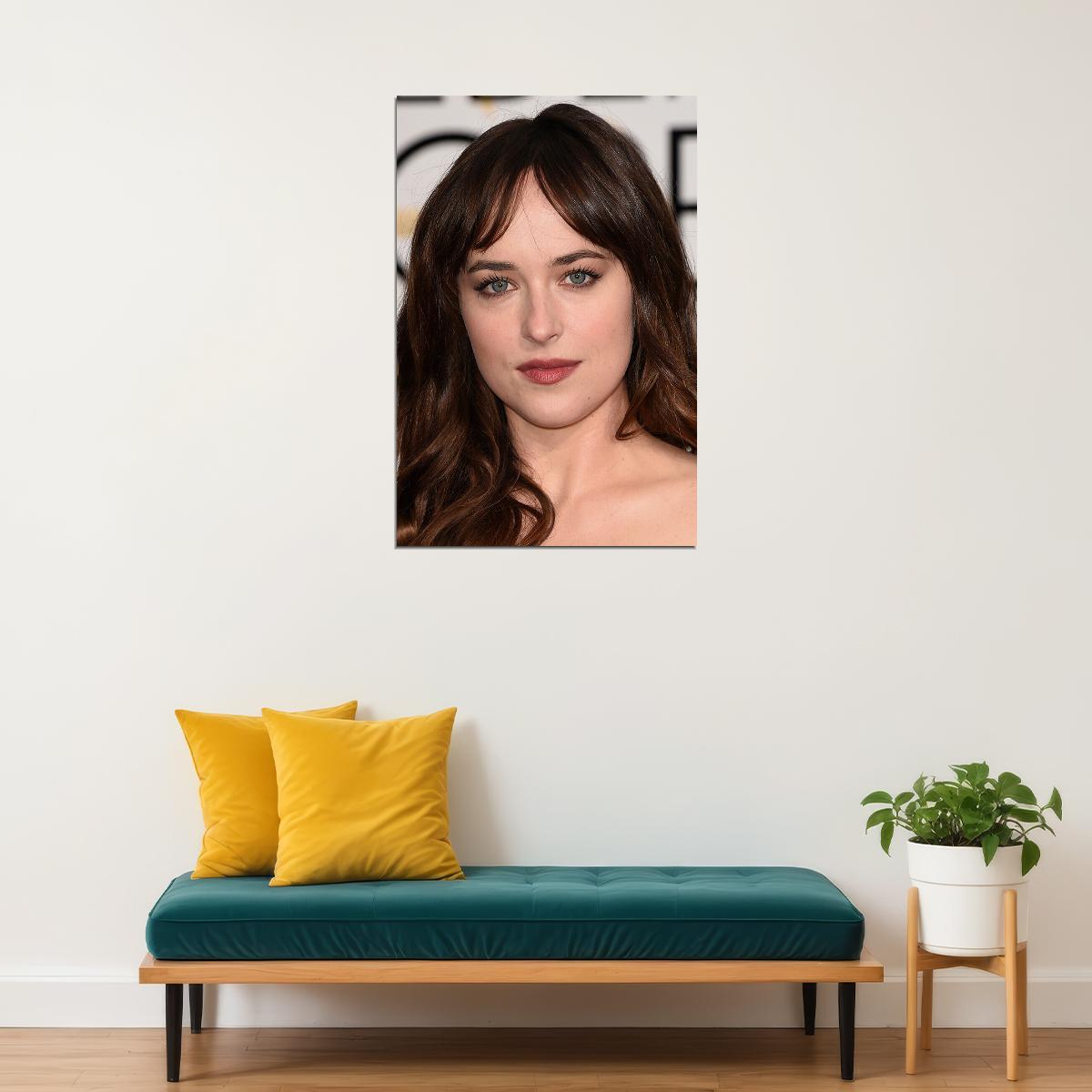 Dakota Johnson Celebrity Cinema Actress Star Poster Wall Art Print Home Wall Decor - xonomax