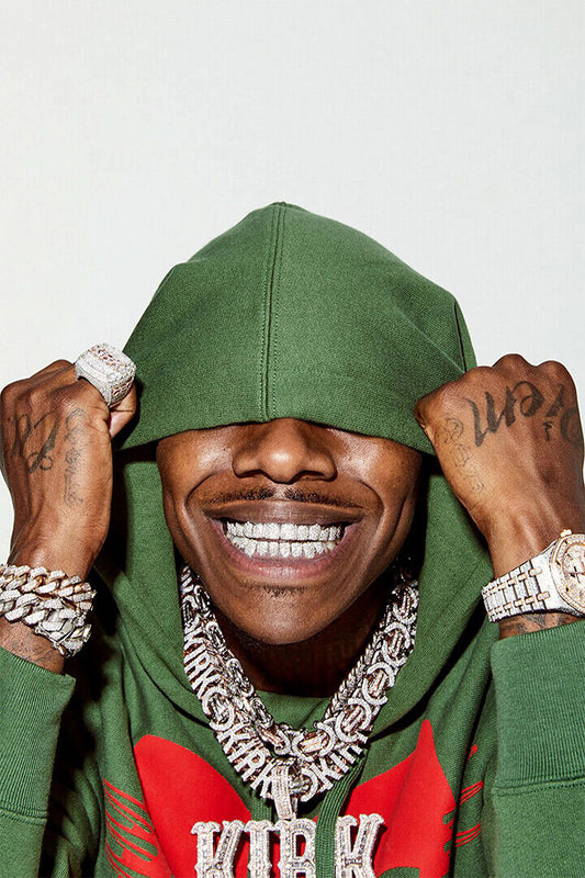 Dababy Celebrity Rap Music Singer Idol Poster Wall Art Print Home Wall Decor - xonomax