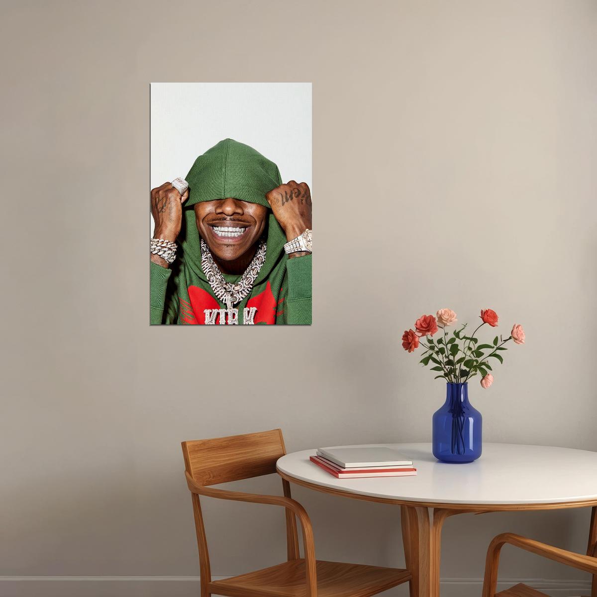 Dababy Celebrity Rap Music Singer Idol Poster Wall Art Print Home Wall Decor - xonomax