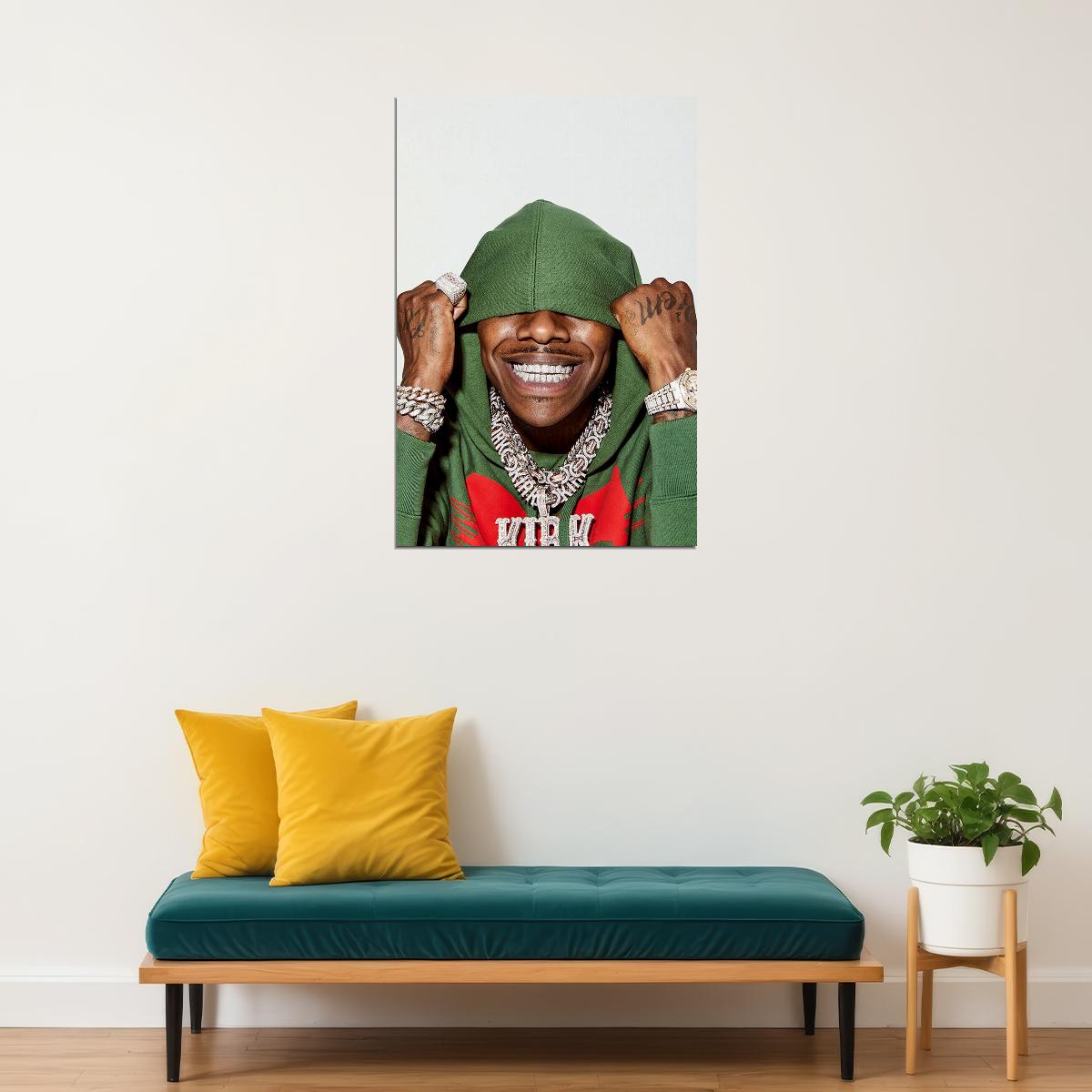 Dababy Celebrity Rap Music Singer Idol Poster Wall Art Print Home Wall Decor - xonomax