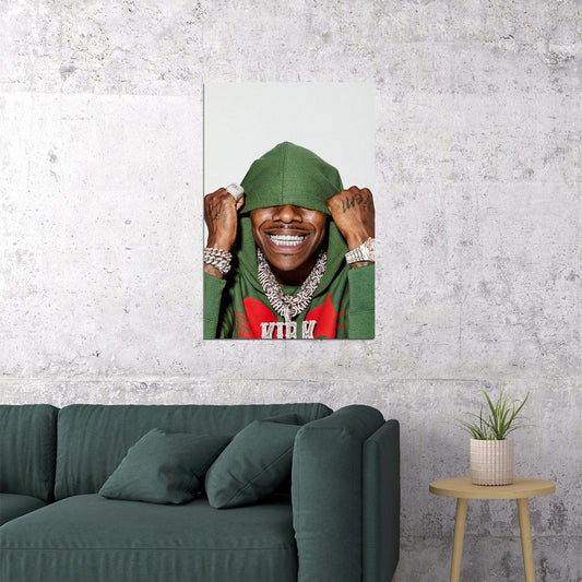 Dababy Celebrity Rap Music Singer Idol Poster Wall Art Print Home Wall Decor - xonomax