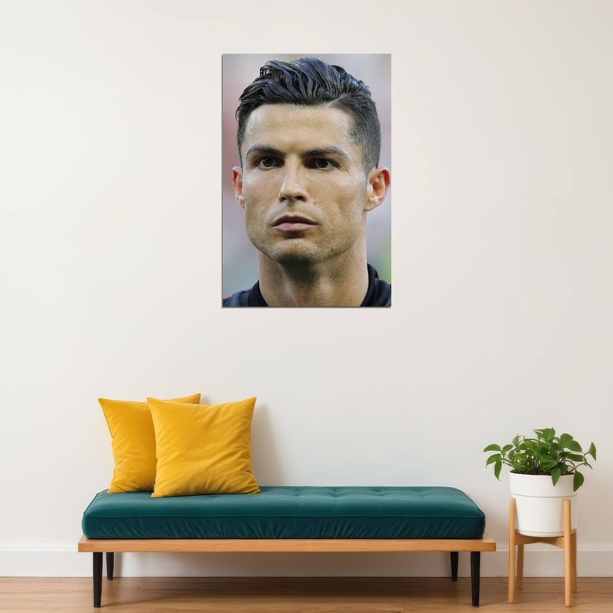 Cristiano Ronaldo Celebrity Football Soccer Star Poster Wall Art Print Home Wall Decor - xonomax