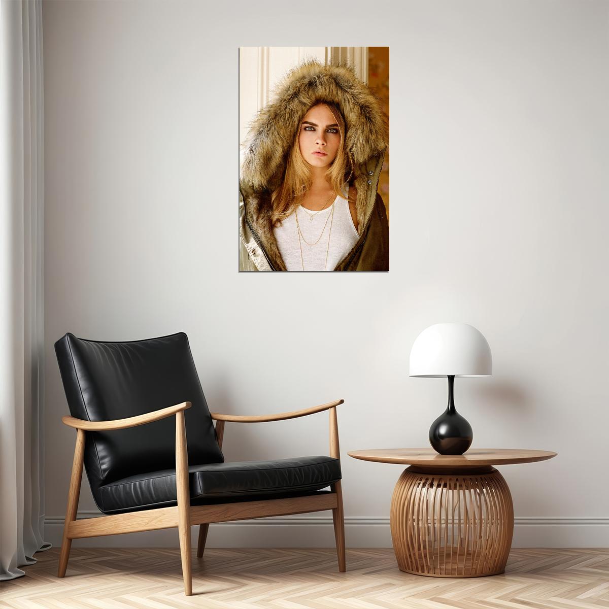 Cara Delevingne Celebrity Movie Actress Idol Poster Wall Art Print Home Wall Decor - xonomax