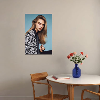 Cara Delevingne Celebrity Cinema Actress Idol Poster Wall Art Print Home Wall Decor - xonomax