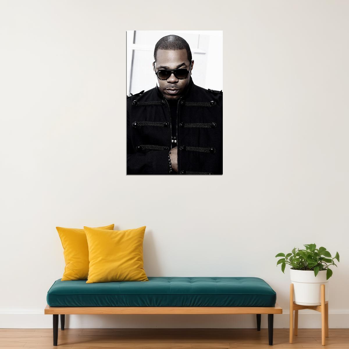 Busta Rhymes Singer Hip Hop Music Rapper Poster Wall Art Print Home Wall Decor - xonomax