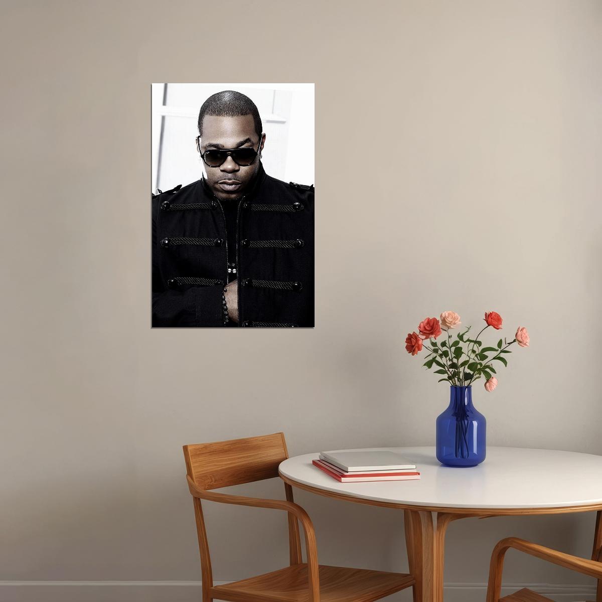 Busta Rhymes Singer Hip Hop Music Rapper Poster Wall Art Print Home Wall Decor - xonomax