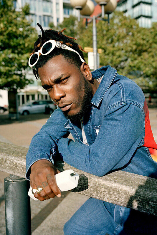 Burna Boy Celebrity Singer Musician Rap Star Poster Wall Art Print Home Wall Decor - xonomax