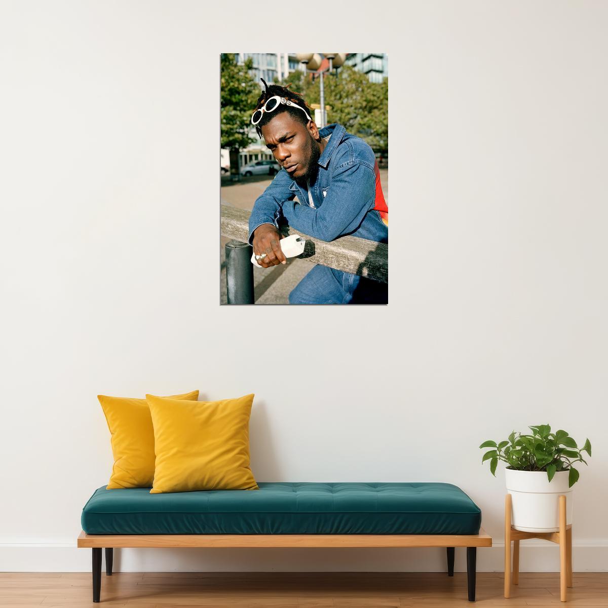 Burna Boy Celebrity Singer Musician Rap Star Poster Wall Art Print Home Wall Decor - xonomax