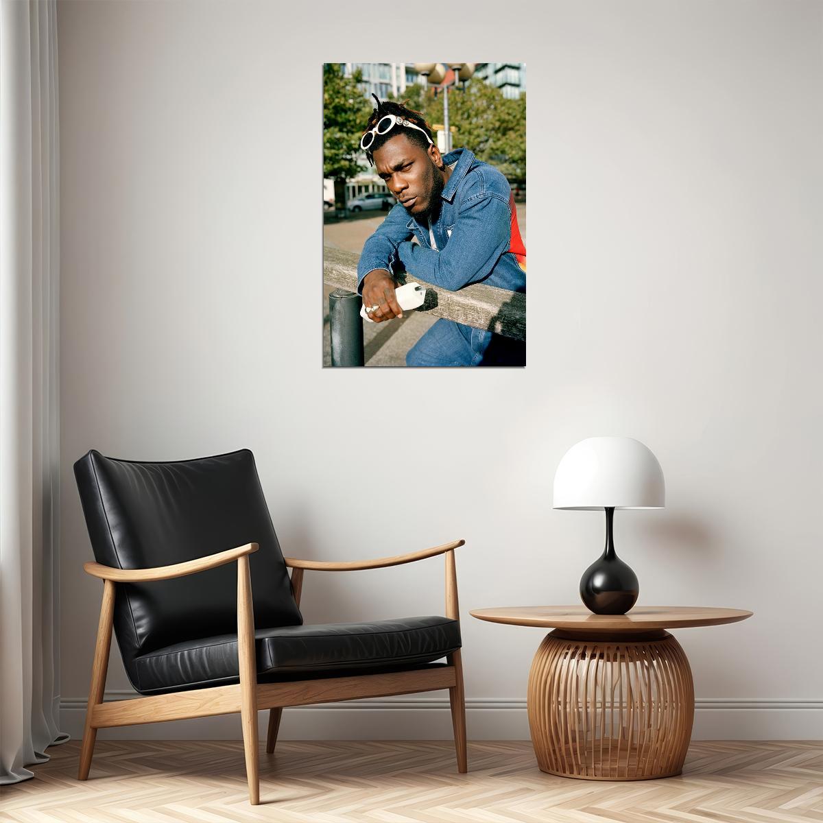 Burna Boy Celebrity Singer Musician Rap Star Poster Wall Art Print Home Wall Decor - xonomax