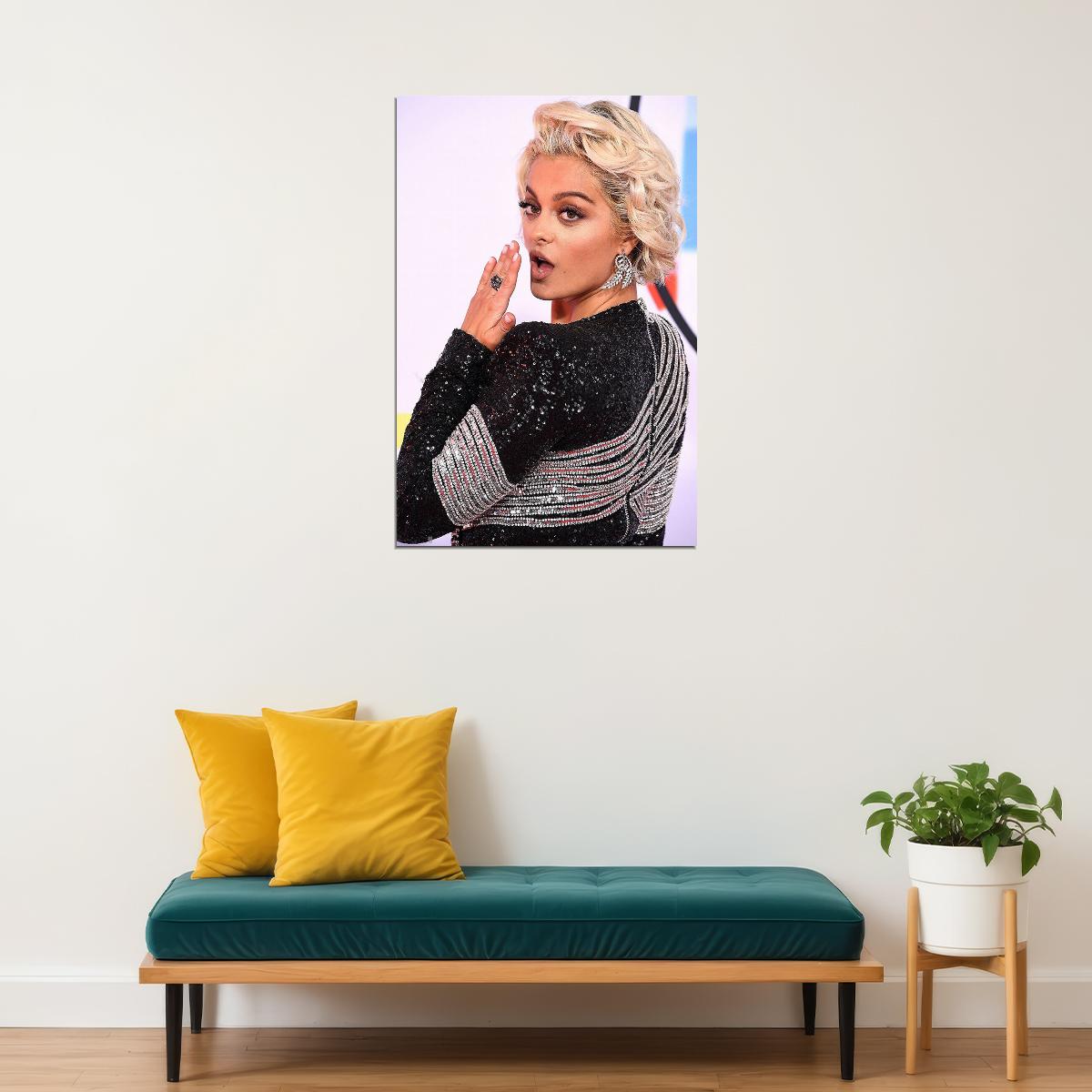 Bebe Rexha Celebrity Cinema Actress Singer Poster Wall Art Print Home Wall Decor - xonomax