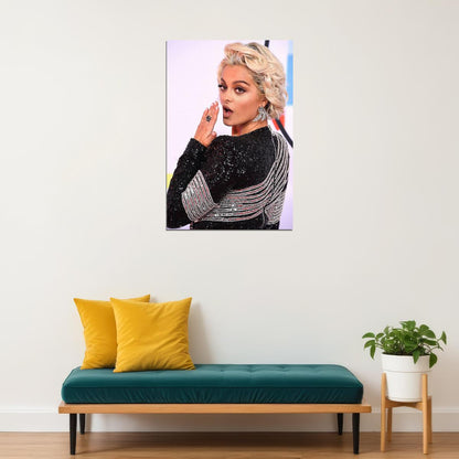 Bebe Rexha Celebrity Cinema Actress Singer Poster Wall Art Print Home Wall Decor - xonomax