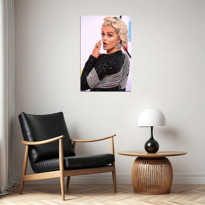 Bebe Rexha Celebrity Cinema Actress Singer Poster Wall Art Print Home Wall Decor - xonomax