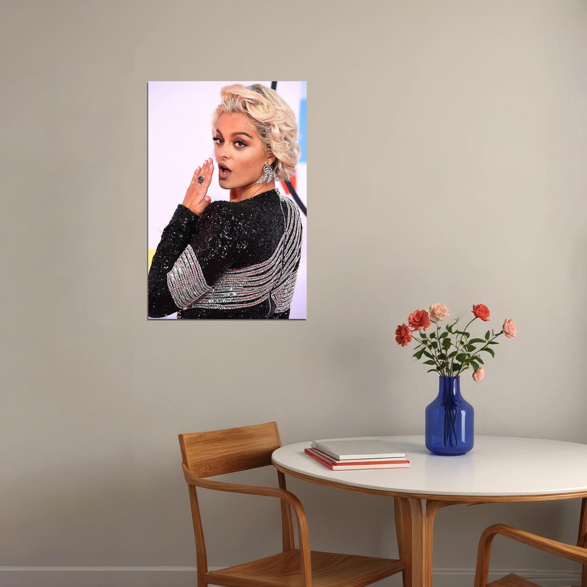 Bebe Rexha Celebrity Cinema Actress Singer Poster Wall Art Print Home Wall Decor - xonomax