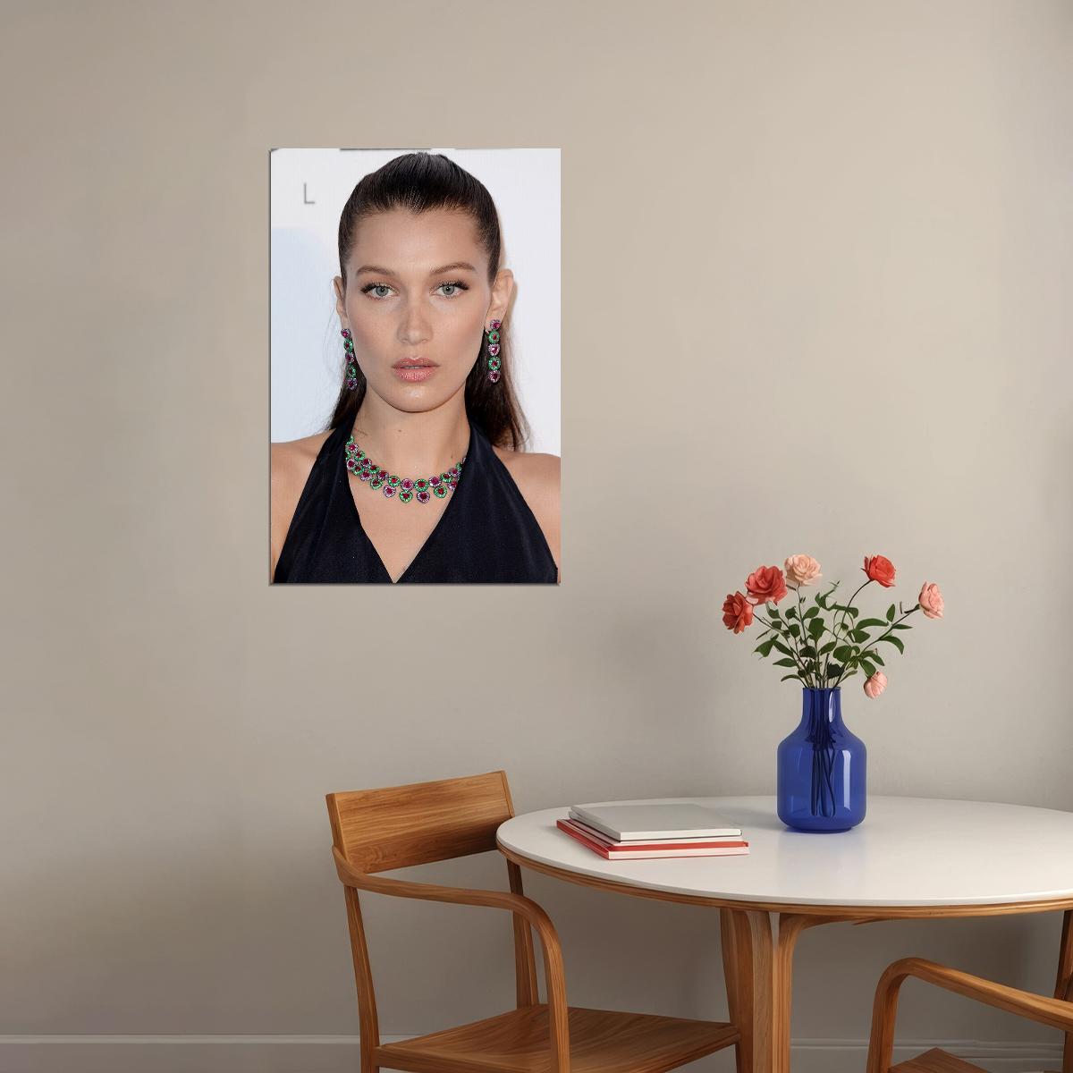 Bella Hadid Celebrity Sexy Model Artist Idol Poster Wall Art Print Home Wall Decor - xonomax